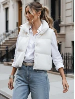 Dámská krémová vesta z ovčí kůže BEEWARM FashionStreet TY3801