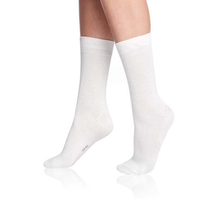 model 17117201 ponožky model 17117201 CLASSIC SOCKS  bílá - Bellinda