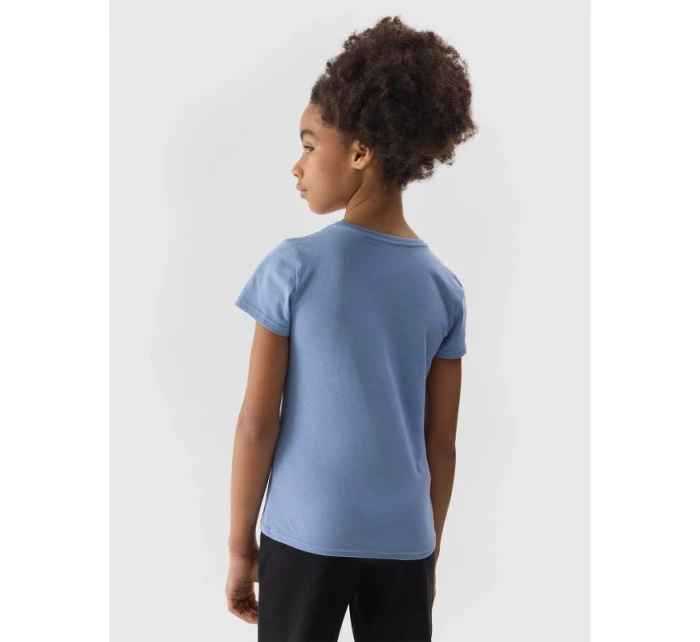 Dívčí tričko ze 100% bavlny 4F Junior