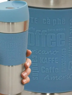 CESTOVNÍ TERMOHRNEK 350ML MODRÝ