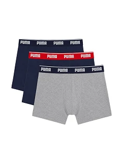 Pánské boxerky balení po 3 tmavě modré a 05 model 22292628 - Puma