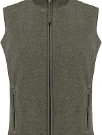 Kariban K 906 Dámská mikrofleecová vesta "Melodie" 20.K906 green marble heather