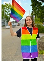 Korntex NAT – PRIDE Bezpečnostní vesta "Pride" 76.KNAT rainbow Korntex NAT – PRIDE Bezpečnostní vesta "Pride" 76.KNAT rainbow