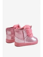 Dívčí Sněhové Boty S Kožešinou S Růžový Betty model 21605032 - Boto
