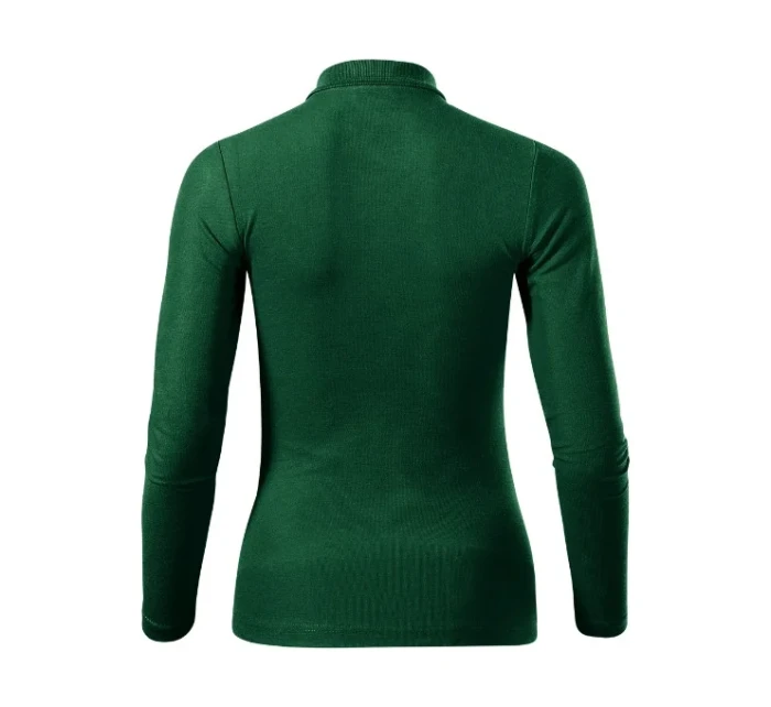 Pique Polo LS polokošile dámská dark green