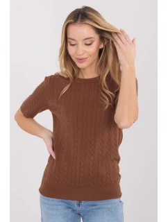 Svetr s krátkým rukávem  model 222831 Factory Price