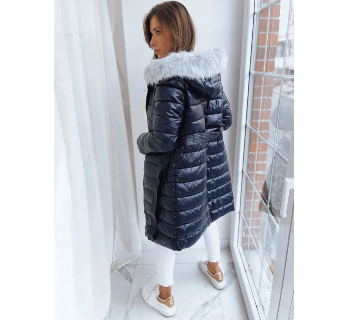 Dámský prošívaný zimní kabát DORTANO navy blue FashionStreet TY3659