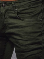 Pánské džínové kalhoty zelené model 21972099 - Dstreet