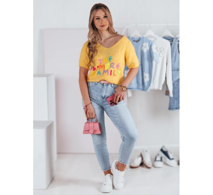 Dámské džínové úzké kalhoty s páskem Dstreet model 21983363 - FashionStreet