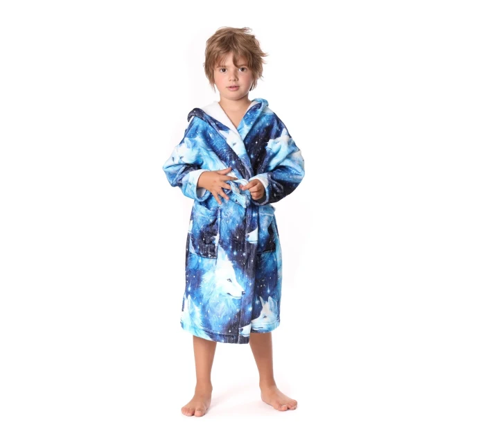 Dětský župan Lupo s kapucí - Vestis Dětský župan Lupo s kapucí - Vestis