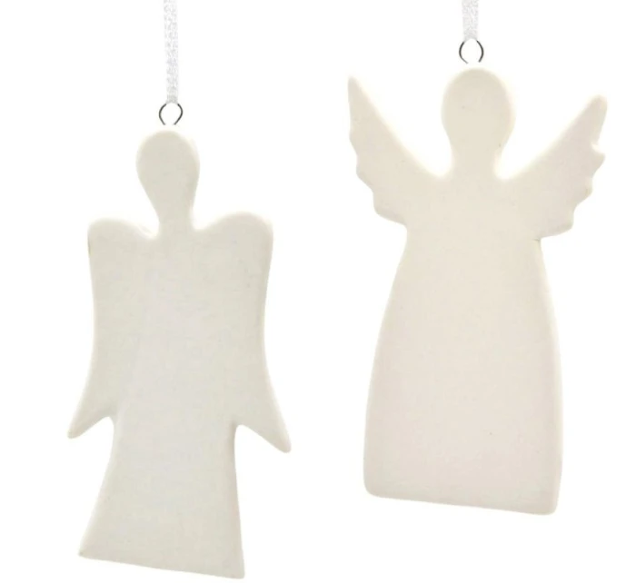 SADA DVOU DIY andělských přívěsků 5x0,5x10,5 cm