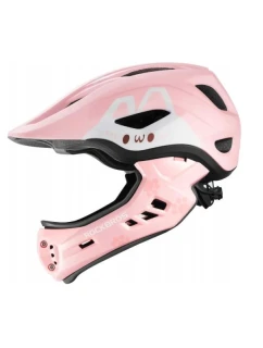 kask dziecięcy różowy dětské model 21857315 - Rockbros