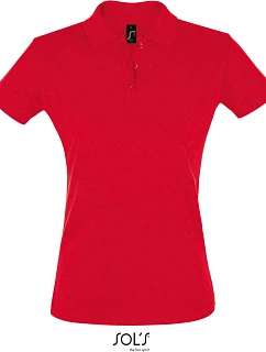 SOL'S Perfect Women Dámské piqué polo 25.1135 red