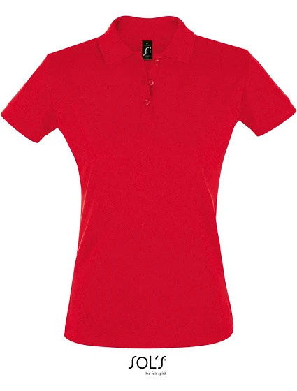 SOL'S Perfect Women Dámské piqué polo 25.1135 red
