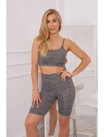 Sportovní set top + legíny černý Sportovní set top + legíny černý