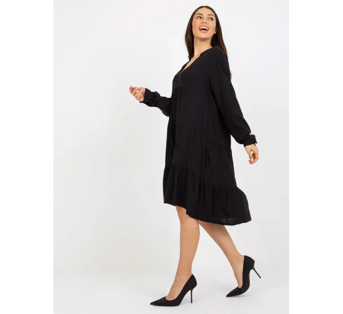 Šaty D73761M30361A černé