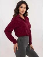 Dámská košile DHJ KS model 20796583 bordó - FPrice