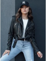 dámská kožená bunda ramones black Dstreet model 21979426 - FashionStreet
