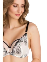 Dámská podprsenka model 20126250 Black & white - Gorsenia