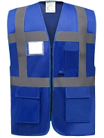 Yoko HVW 801 Hi-Vis multifunkční vesta 79.W801 royal blue Yoko HVW 801 Hi-Vis multifunkční vesta 79.W801 royal blue
