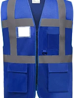 Yoko HVW 801 Hi-Vis multifunkční vesta 79.W801 royal blue