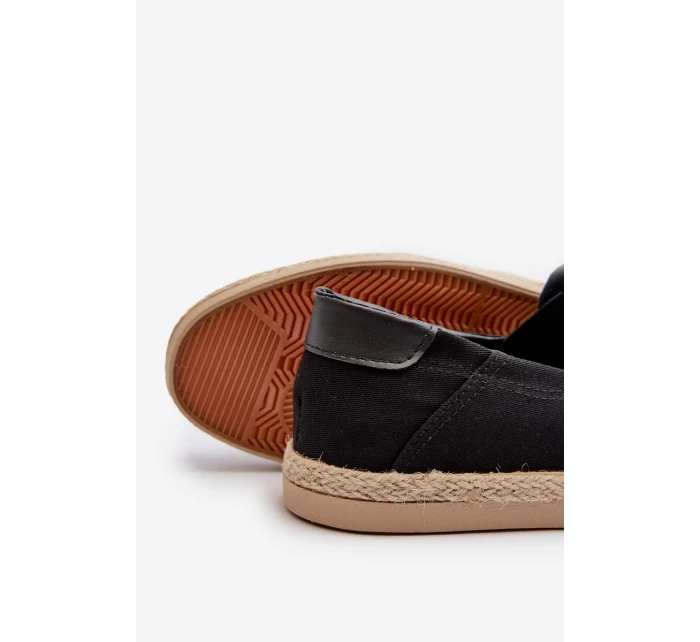 Pánské espadrilky s pletením černé model 21666705 - EVENTO