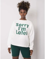 Mikina EM BL 624.90P bílá zelená Mikina EM BL 624.90P bílá zelená