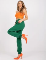 Tepláky EM DR 712.39P tmavě zelená