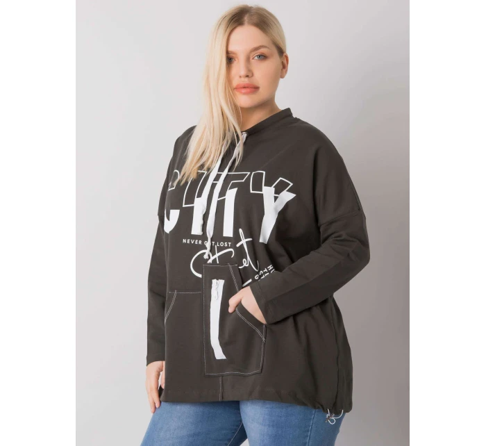 Mikina RV BL 7166.78P tmavá khaki Mikina RV BL 7166.78P tmavá khaki