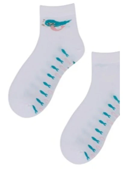 TENKÉ PONOŽKY BARVA 2-6 LET DÍVKY BÍLÁ 21-23 TENKÉ PONOŽKY BARVA 2-6 LET DÍVKY BÍLÁ 21-23