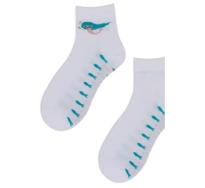 TENKÉ PONOŽKY BARVA 2-6 LET DÍVKY BÍLÁ 21-23 TENKÉ PONOŽKY BARVA 2-6 LET DÍVKY BÍLÁ 21-23