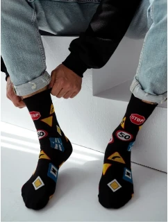 Milena Avangard Ponožky 0125-113 Dopravní značky 39-46