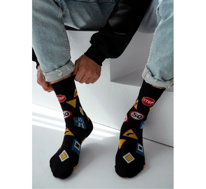 Milena Avangard Ponožky 0125-113 Dopravní značky 39-46