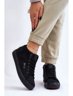 Dámské klasické vysoké tenisky Big Star model 21608907 Černé - Big Star Shoes Dámské klasické vysoké tenisky Big Star model 21608907 Černé - Big Star Shoes