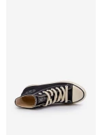 Dámské vysoké tenisky Big Star model 21654788 černé - Big Star Shoes Dámské vysoké tenisky Big Star model 21654788 černé - Big Star Shoes