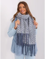 Szalik AT SZ model 18985267 biało niebieski - FPrice