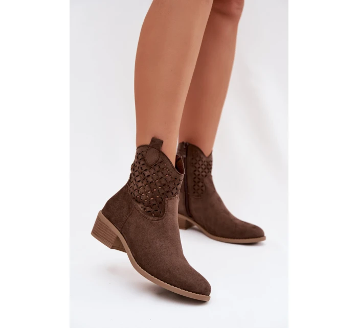 Boty na podpatku  model 224707 Step in style