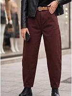 Jeansy damskie z wysokim stanem mom fit z paskiem model 22363306 - FashionStreet Jeansy damskie z wysokim stanem mom fit z paskiem model 22363306 - FashionStreet
