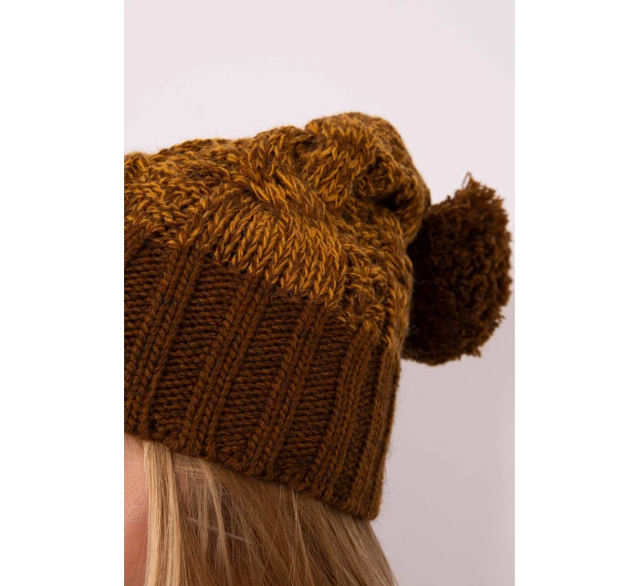 Paris fleecová čepice K213 hnědá+hořčičná Paris fleecová čepice K213 hnědá+hořčičná