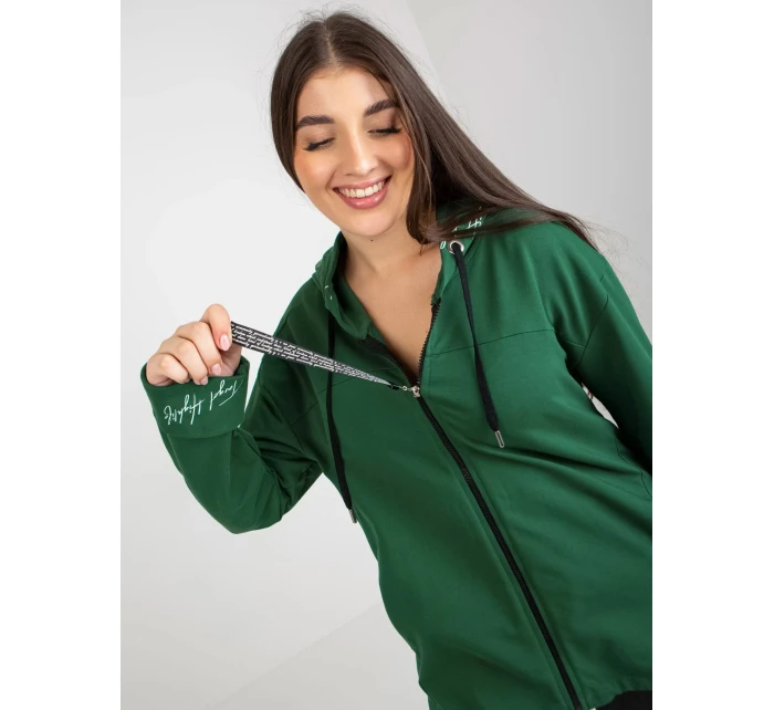 Mikina RV BL 8266.34P tmavě zelená