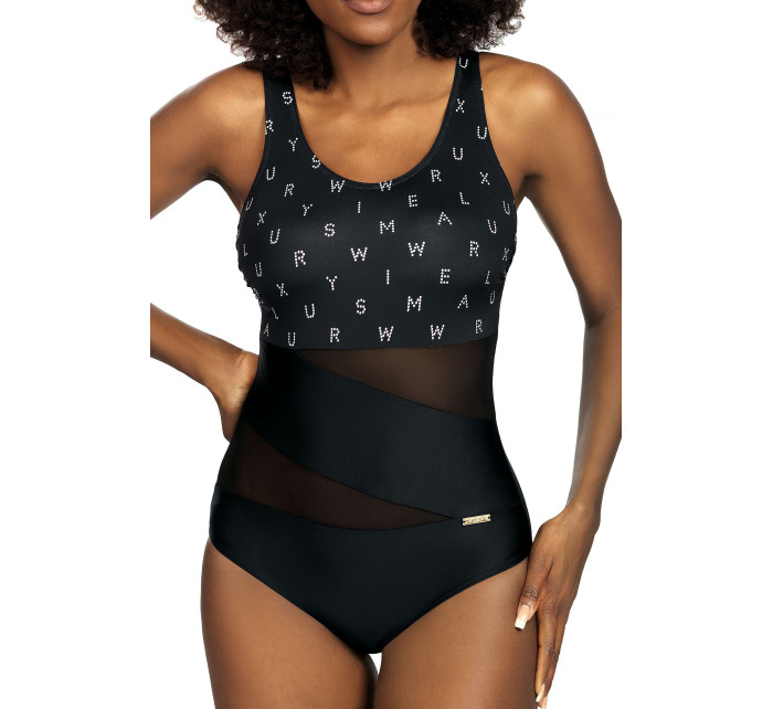 Jednodílné dámské plavky S36W Fashion Sport černé - Self