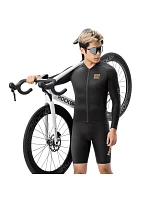 model 22114123 Cyklistický dres s dlouhým rukávem Diamond velikost S černý - Rockbros