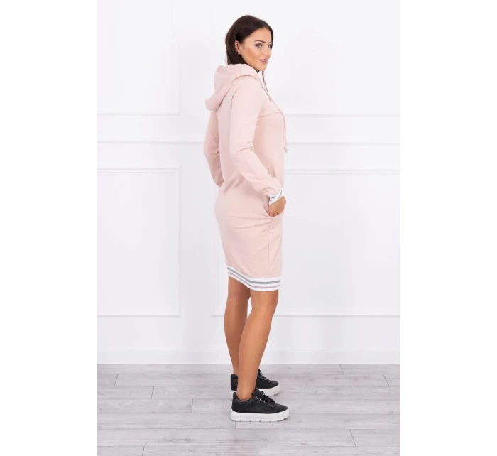 Brooklyn šaty tmavě pudrově růžové