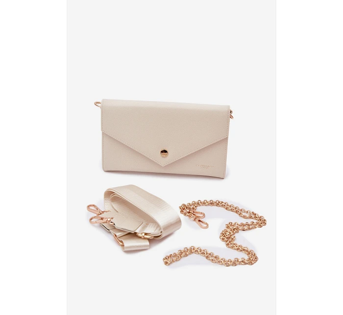 Kabelka Peněženka 2v1 s páskem Světle béžová model 22111706 - Flora&Co