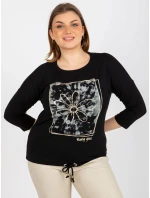 Dámská halenka RV BZ 8470.93P černá - FPrice