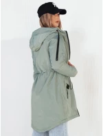 Dámská přechodná bunda parka GROLIN zelená FashionStreet TY4174