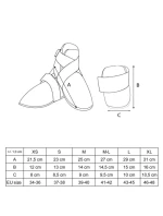 TOP TEN   chrániče nohou černo-červené model 21863236