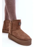 Veganské voděodolné sněhule na platformě D.Franklin Tmavě béžová Veganské voděodolné sněhule na platformě D.Franklin Tmavě béžová