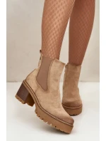 Boty na podpatku model 199294 Step in style Boty na podpatku model 199294 Step in style