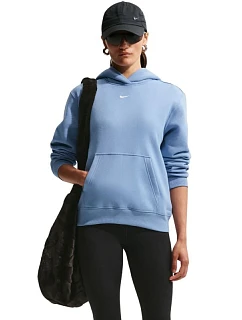 Dámská mikina Nike Studio Fleece Medium Weight, světle modrá, IM8100 486